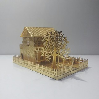 MÔ HÌNH 3D KIM LOẠI LẮP RÁP MINI VILLA BIỆT THỰ NHỎ - HÀNG NHẬP KHẨU