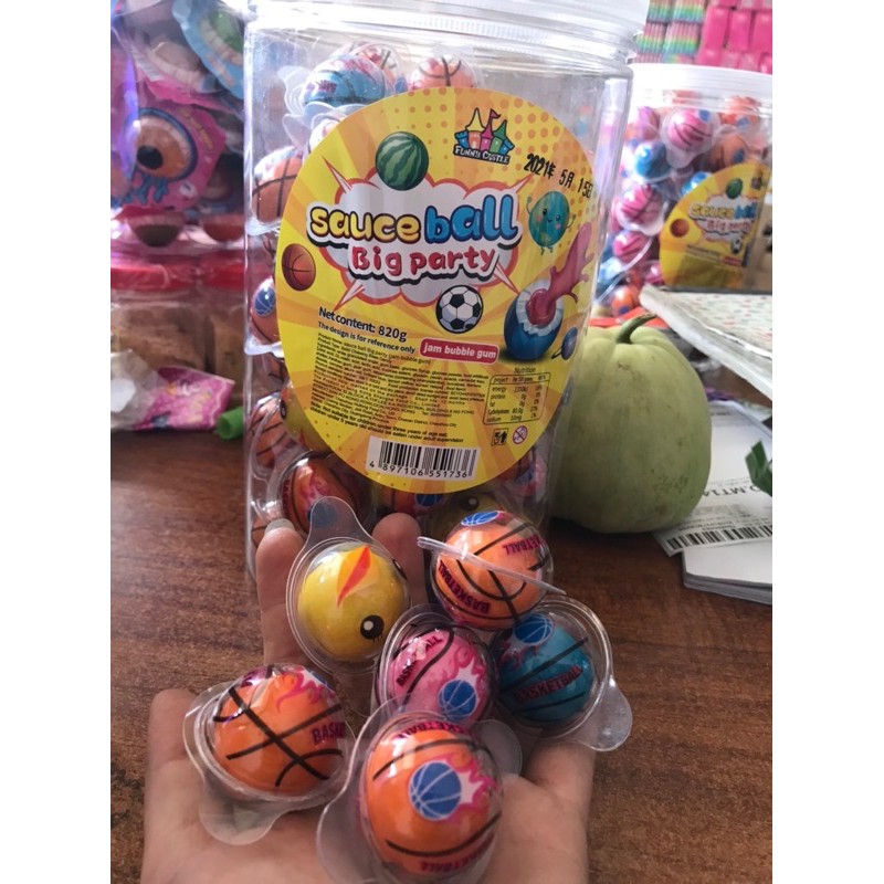 lọ 60 chiếc kẹo cao su có nhân hình ngộ nghĩnh