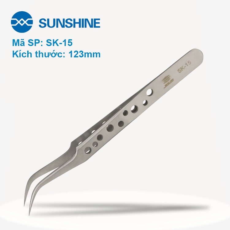 Panh nhíp thẳng SK-11 &amp; cong SK-15