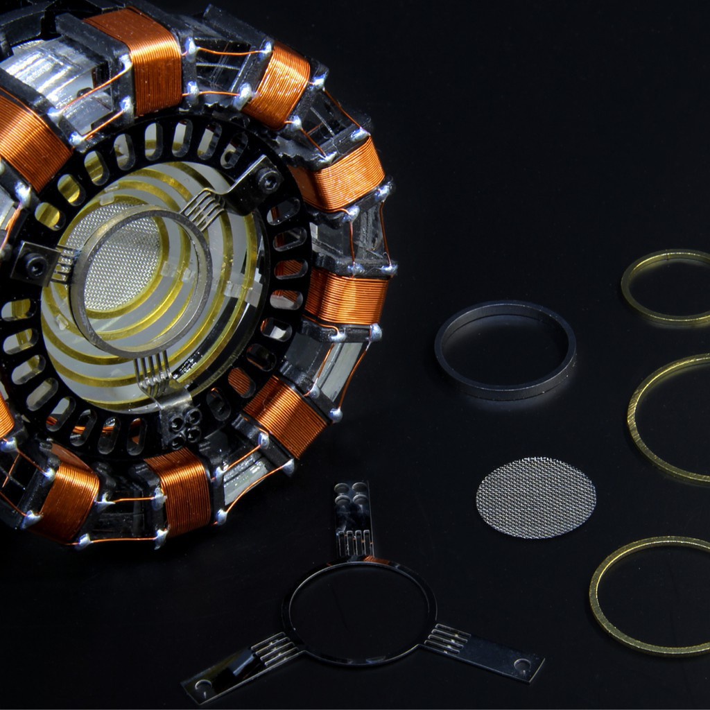 Mô hình Arc Reactor 1:1 Iron Man Mark I Lò Phản Ứng Hồ Quang Marvel Avengers Tony Stark