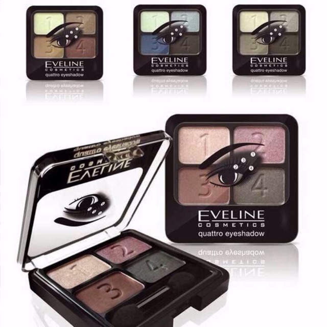 Phấn Mắt Eveline Cosmetics Quattro Eyeshadow 👁👁