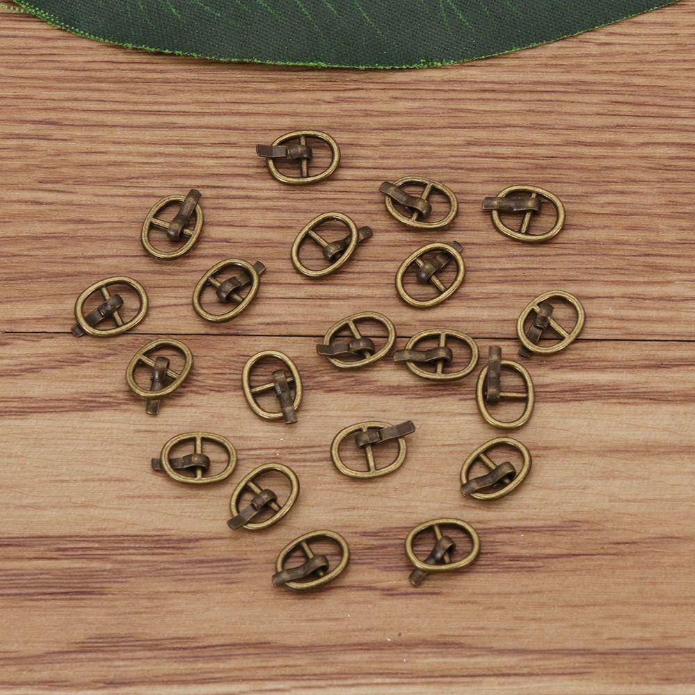 Set 20 Khóa Ba Cạnh Màu Cầu Vồng Cho Búp Bê Nhồi Bông