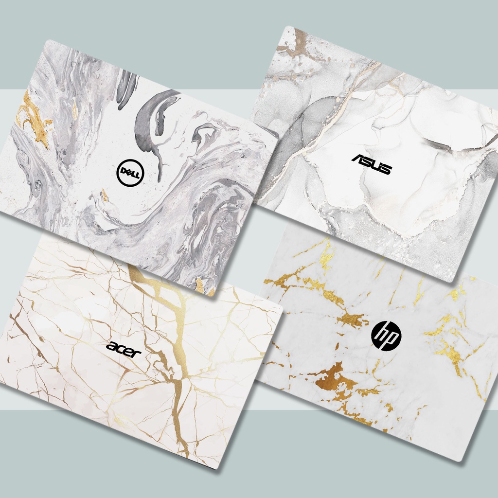 Miếng Dán Skin Laptop Mẫu Vân Đá Gold  - Decal Dán có cho Dell, Hp, Asus, Lenovo, Acer, MSI, Surface,Vaio, Macbook