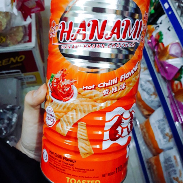 Bim tôm lon Thái Hanami: 35k/lon
