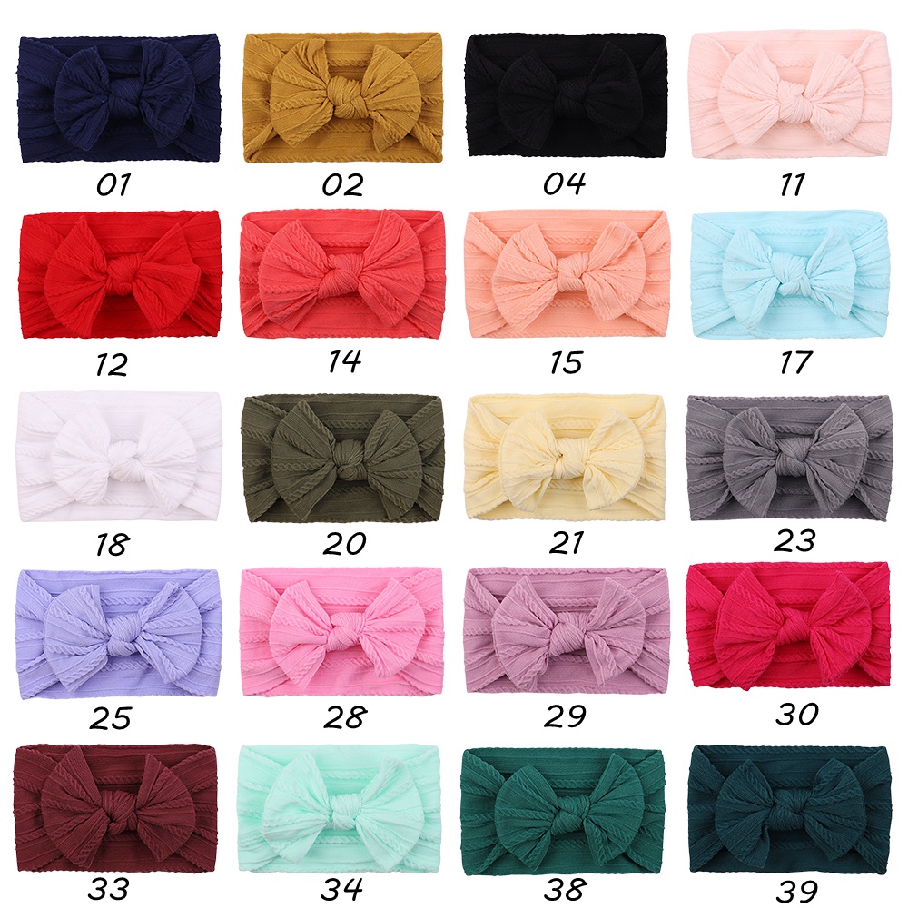 Băng đô KIDSBOWS thiết kế nơ xinh xắn tùy chọn màu sắc dành cho bé gái