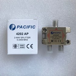 Bộ Chia 2 Đỏ pacific Truyền Hình Cáp 4202AP