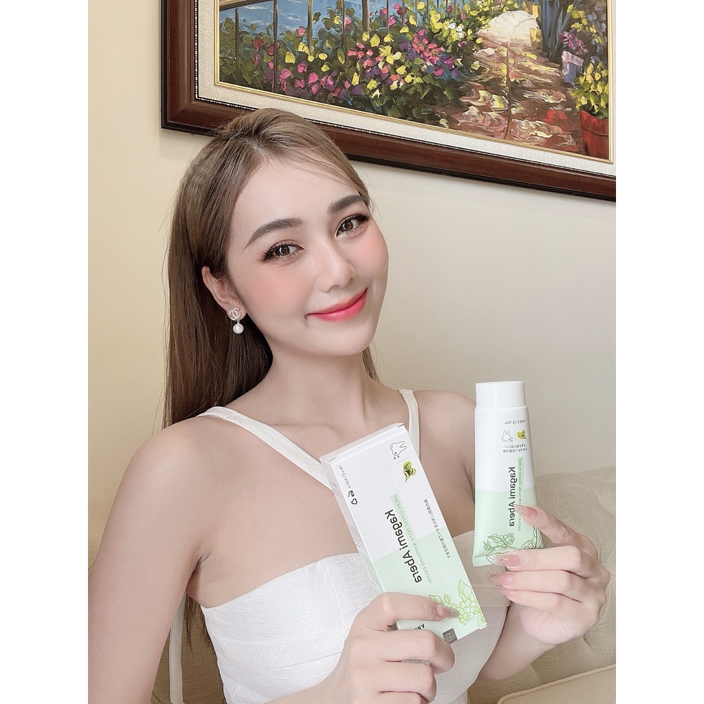 Men trắng răng Kagami Abera 110g - Xử lý ngay mọi vết ố vàng, mảng bám, cao răng hiệu quả