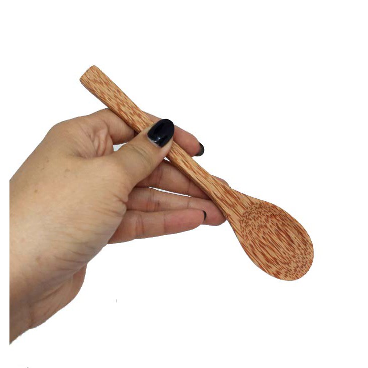 Bát Gáo Dừa bóng đen và Thìa Gỗ Tự nhiên ||Cocodecor XƯỞNG SX