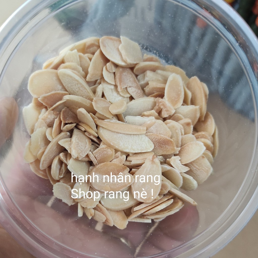 Hạnh nhân cắt lát 100g dùng làm bánh, nấu chè