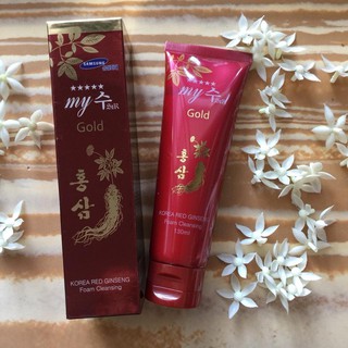 Sữa rửa mặt sâm đỏ My Gold Hàn Quốc