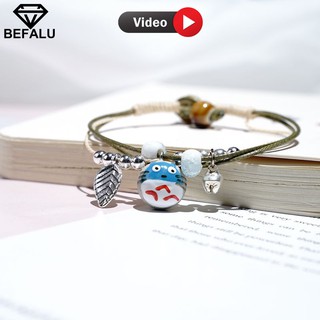 Vòng tay nữ may mắn có chuông mèo neko vt10 befalu