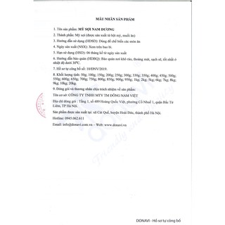 Mỳ sợi Nam Dương