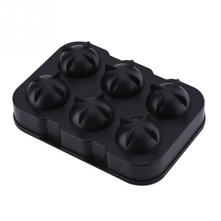 Silicone Round Ball Maker Ice Cube Tray 6 Cavities Chocolate Candy Mold Kitchen Tools
