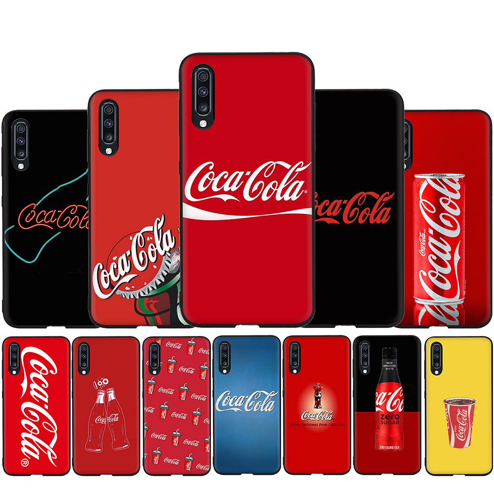 Ốp Điện Thoại Mềm Chống Rơi Hình Coca Cola Cho Samsung A6 Plus 2018 A7 2018 A8 2018 / A8 Plus 2018