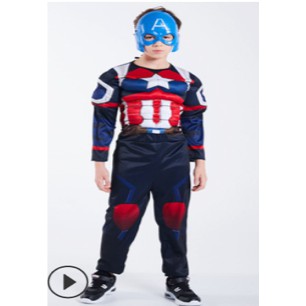 Bộ quần áo siêu nhân hoá trang cosplay Người nhện Spiderman bé trai