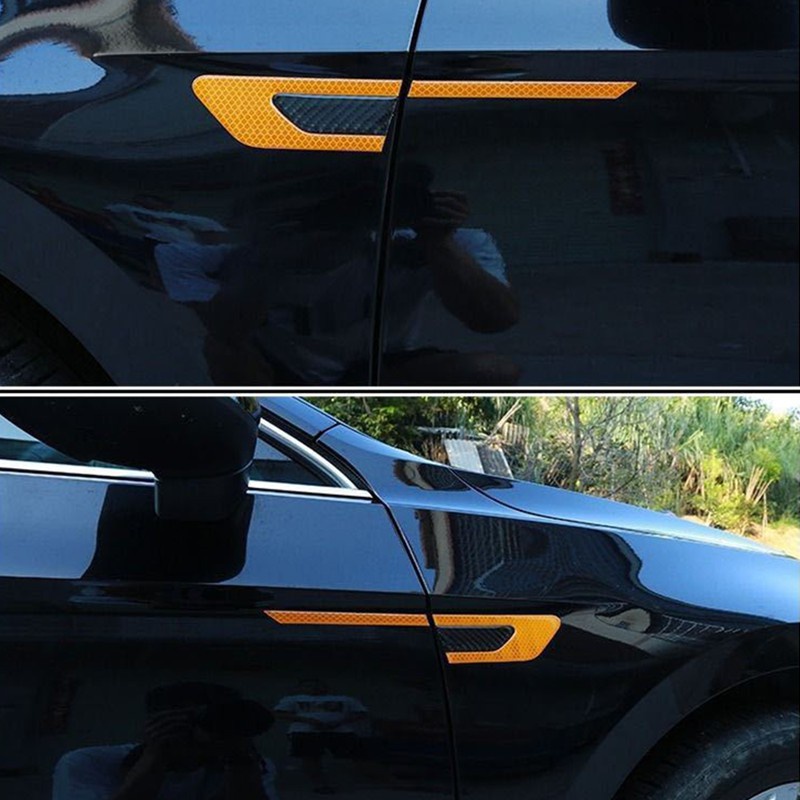 Đề Can Sợi Carbon 5D Phản Quang Dán Trang Trí Xe Hơi