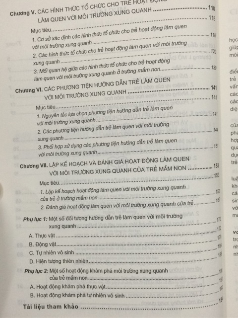 Sách - Giáo trình Lí luận và phương pháp hướng dẫn trẻ làm quen với môi trường xung quanh