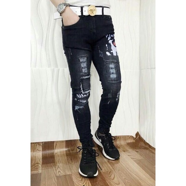 Quần Jean Nam rách Co Giãn | BigBuy360 - bigbuy360.vn