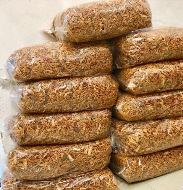 500g Khô gà sấy lá chanh loại ngon