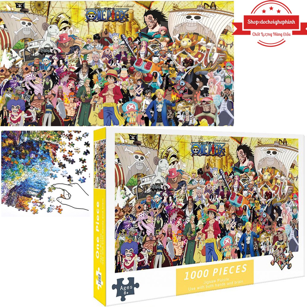 Bộ Tranh Ghép Xếp Hình 1000 Pcs Jigsaw Puzzle ( Tranh Ghép 75*50cm ) Bản Thú vị Cao Cấp