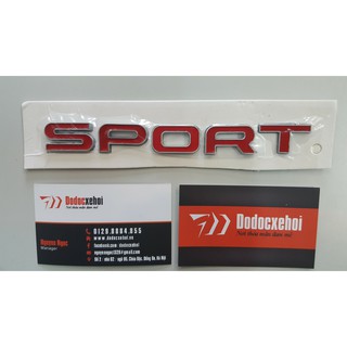 CHỮ THÉP SPORT DÁN XE