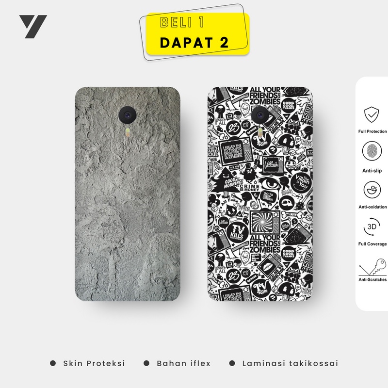 Bao Da Điện Thoại Garskin / Skin Meizu M3 Note (Can Be 2 Garskin) - Motif 5