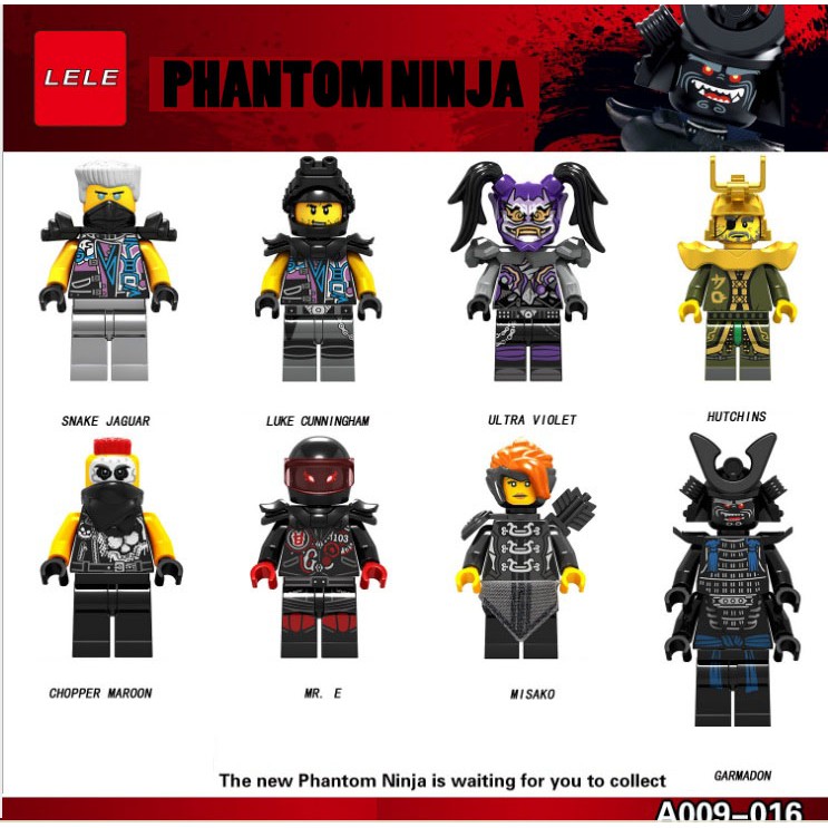 Minifigures nhân vật nonlego bộ THE ONI MASK