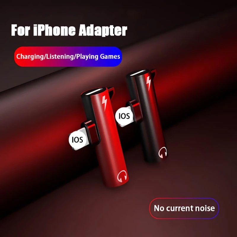 Cáp ChuyểN ĐổI Âm Thanh Tai Nghe 3.5mm Sang 3.5mm 2 Trong 1 Chuyên DụNg Cho iPhone