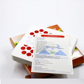 Bộ thẻ Flash Card dạy bé học toán Dot card Glenn Doman