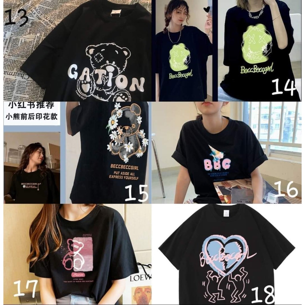 (M1-M15) Áo thun cotton in hình 100% cotton | BigBuy360 - bigbuy360.vn