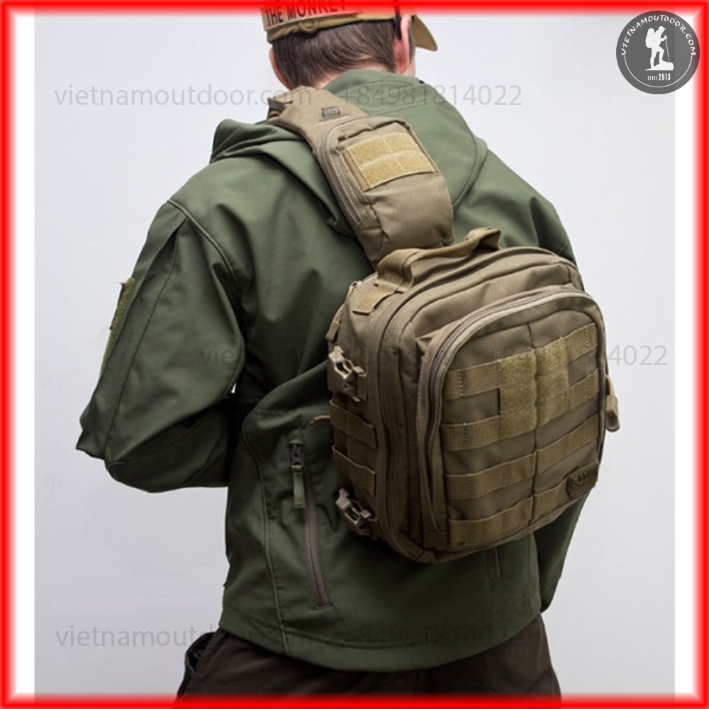 Túi đeo chéo nam 5.11 Tactical Moab 6 , balo 511- chiến thuật -tactical - phượt -leo núi ⚡️HÀNG XUẤT DƯ ⚡️vải chống thấm