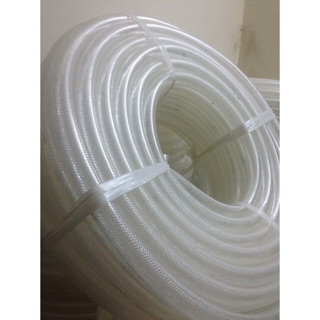 Ống nhựa mềm dẫn nước màu trắng xanh lá,ống lưới