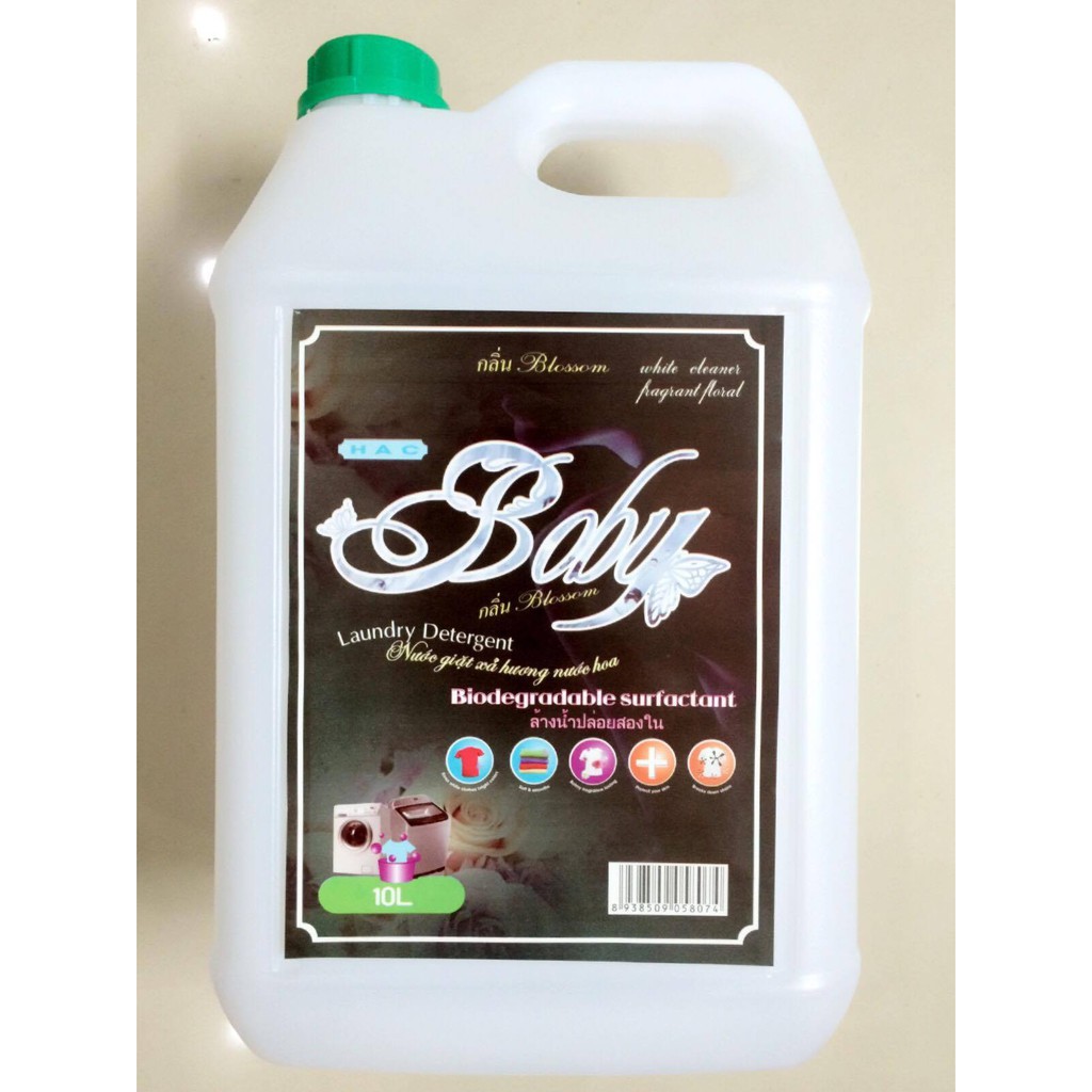  NƯỚC GIẶT XẢ BOBY ĐEN 10 LÍT