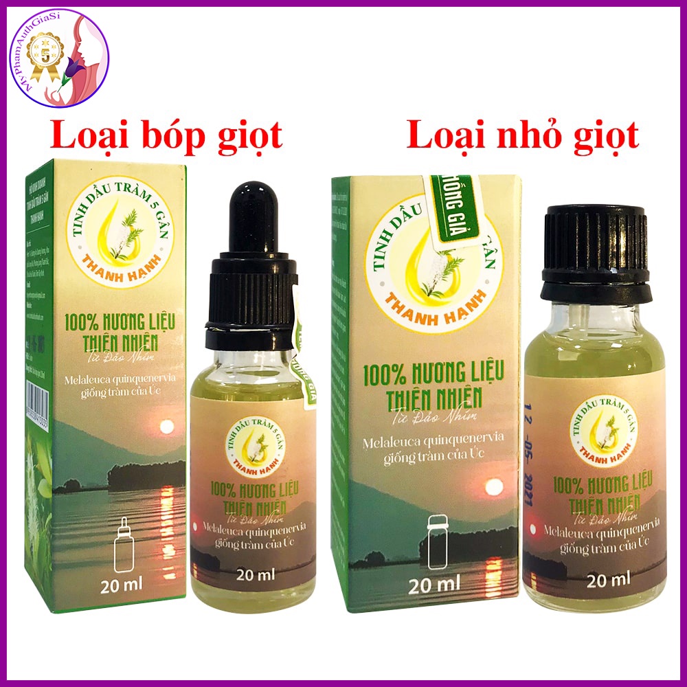 Tinh dầu Tràm Năm Gân Thanh Hạnh Nguyên Chất Từ Đảo Nhím 10ml 20ml 30ml 50ml 100ml Tây Ninh