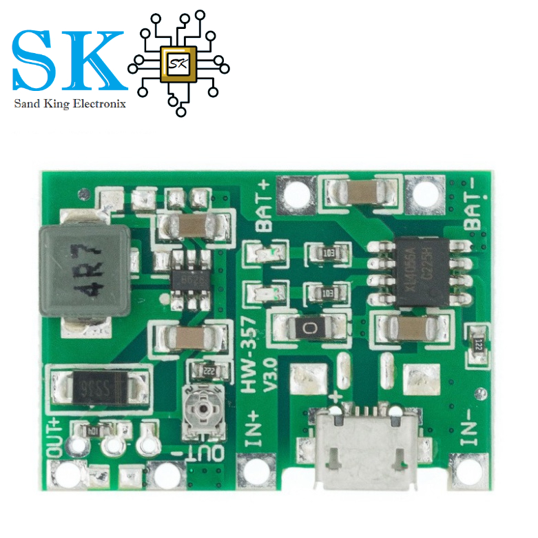 Bảng Mạch Sạc Pin Lithium Li-ion 18650 3.7V 4.2V TP4056 Chuyên Dụng