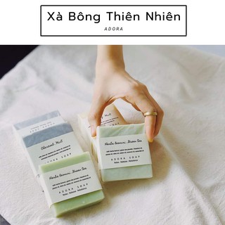 Xà phòng Cỏ ích mẫu . Trà xanh ADORA - Herba leonuri . Green tea soap
