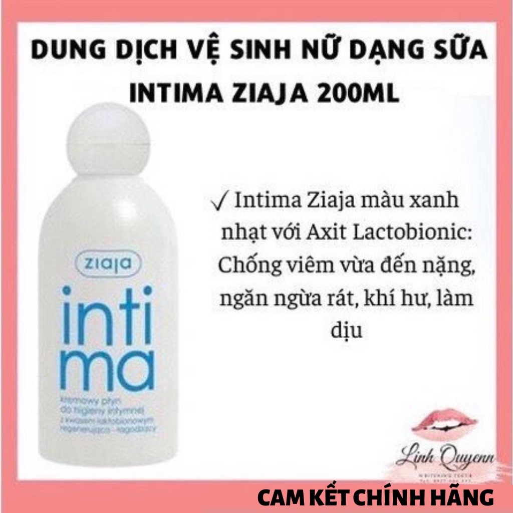 Dung Dịch Vệ Sinh Phụ Nữ Intima Ziaja 200ml