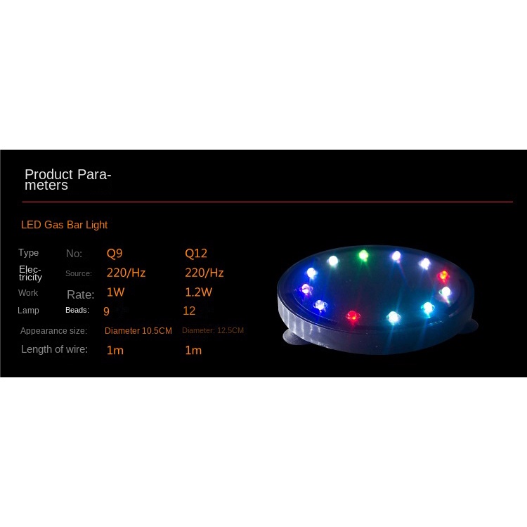 Đèn LED hồ cá đèn led bể cá Nhiều Màu Sắc Gắn Trang Trí Bể Cá