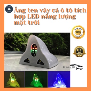 Ăng ten vây cá ô tô tích hợp LED năng lượng mặt trời