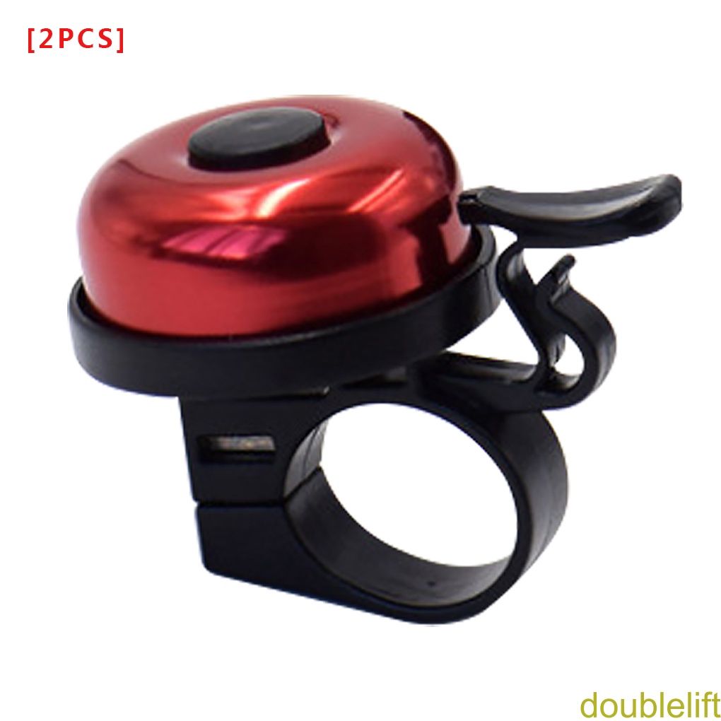 [double]2pcs Bike Bell Handlebar Loud Sound Siren Mountain Road Cycling Aluminum Alloy Alarm Ring Bicycle Accessory
