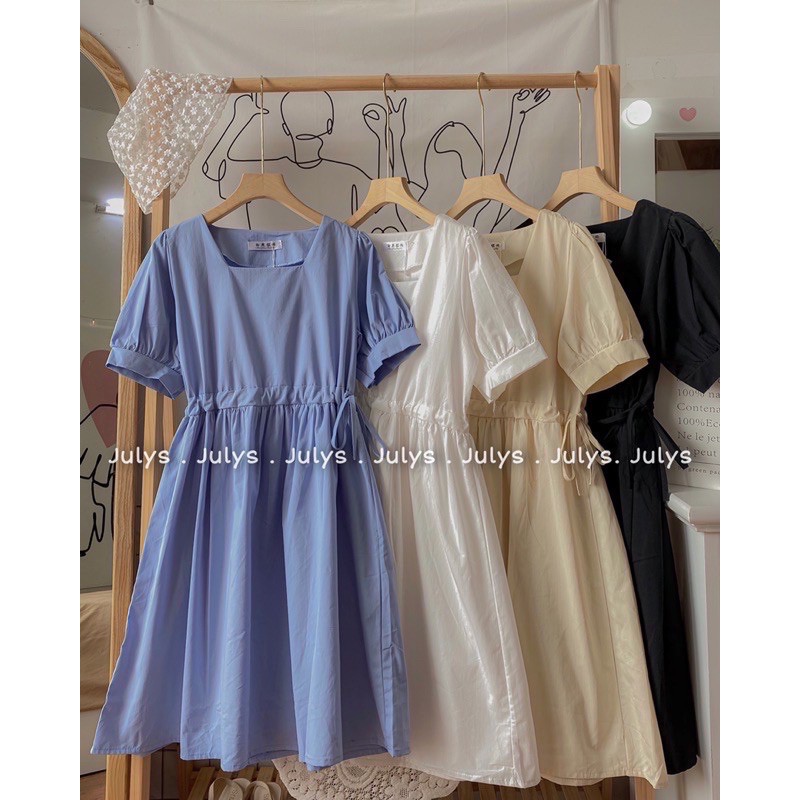 [Sale Sốc]Váy Thô Tay Bồng Rút Eo(Ảnh Thật Shop Chụp Kèm Video) | BigBuy360 - bigbuy360.vn