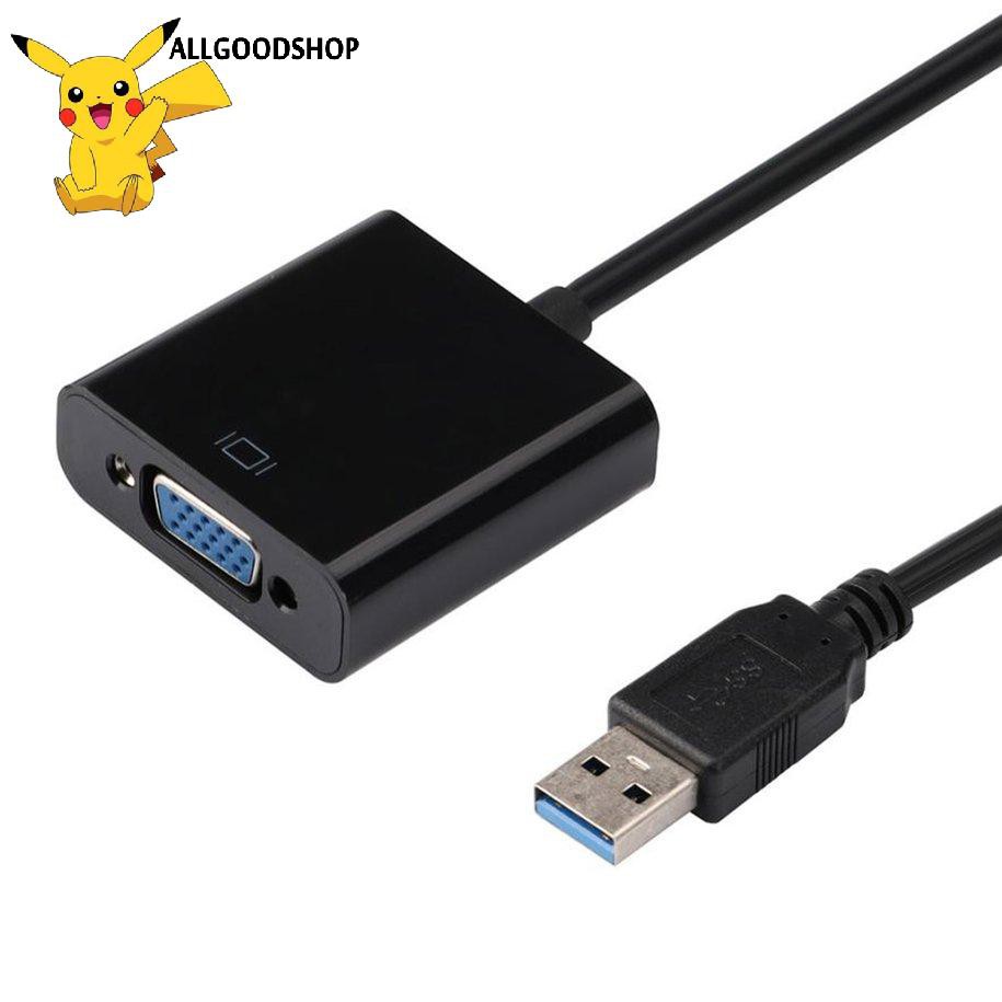 Cáp chuyển đổi USB 3.0 sang VGA dành cho laptop/máy tính