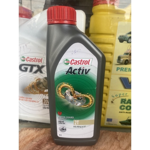 Nhớt Castrol Activ 2T 1L Chính Hãng
