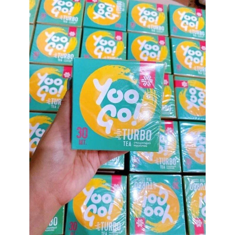 [ CHÍNH HÃNG ] - Trà thảo mộc Yoo Go Turbo Tea siberian, Hỗ trợ giảm cân , cải thiện hệ tiêu hóa - hộp 30 gói