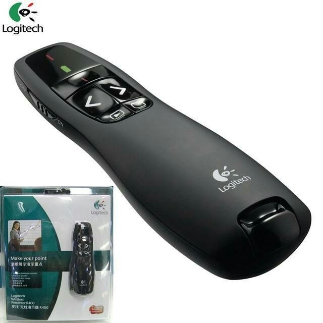 Bút chỉ laser, trình chiếu Logitech R400