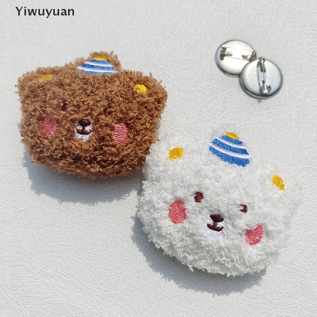 &lt; Yiwuyuan &gt; Trâm Cài Áo Hình Gấu Bông Hoạt Hình Dễ Thương Trang Trí Ba Lô Cho Bé Gái Đang Giảm Giá