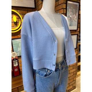 Anniegals - Áo cardigan croptop - Crop Cardigan