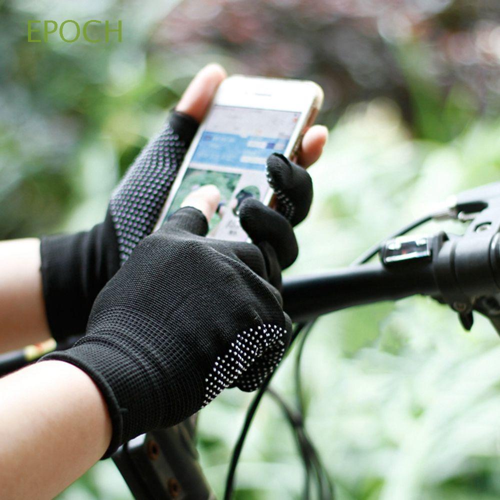Epoch Găng Tay Nylon Hở Ngón Thể Thao Chống Trượt Thoáng Khí Dành Cho Nam