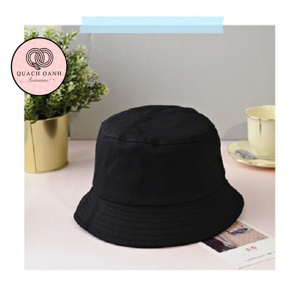 [Mã SKAMCLU8 giảm 10% cho đơn từ 100K] Mũ bucket tai bèo trơn unisex – MU24