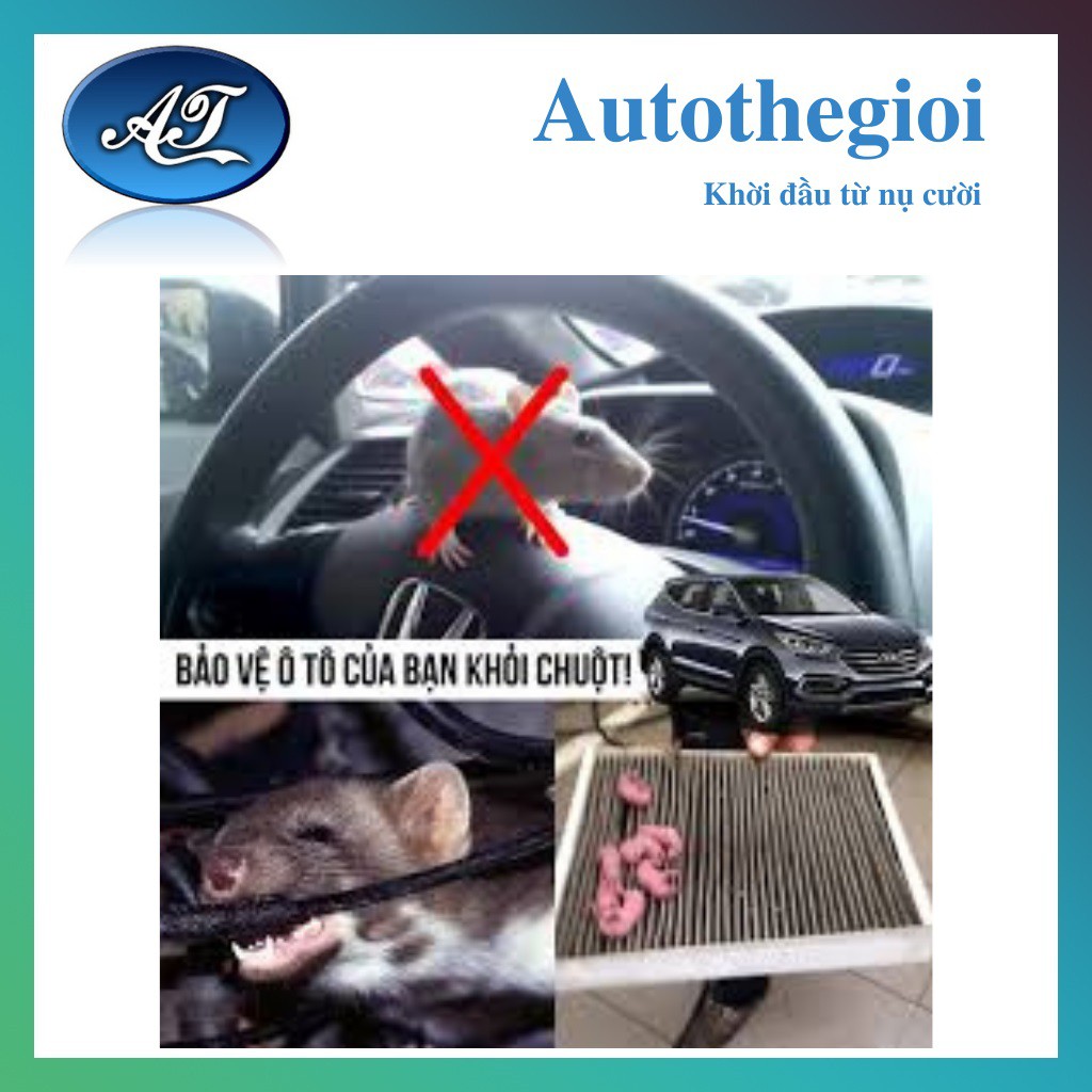 Túi chống chuột ô tô AMB, túi đuổi chuột dùng trên xe hơi AMB - Santocar
